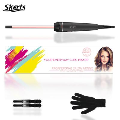 China SKERTS Tourmaline New Design Fast Heating Up Hair Curling Iron Professional Salon Tools Styler Magic Wand Iron Hair Curling for sale