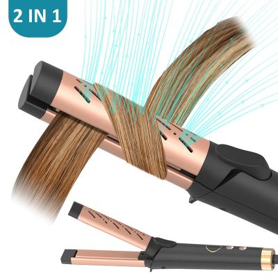 China New SKERTS Air Curler Launch 360 Cool Degree 2 in 1 Airflow Hair Styler Straightener Curler Hair Curling Iron For All Styles for sale