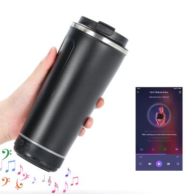 China Wholesale Outdoor 550ml Radio Party Vacuum Insulated Music Cup Tumbler With Speaker for sale