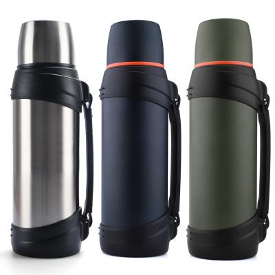 China Wholesale 2L 2.5L Stainless Steel Thermos Flask Vacuum Bottle Large Capacity PORTABLE Sports Travel Insulated Pot for sale