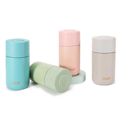 China Wholesale Customized PORTABLE Insulated Cute Kids Double Wall 304 Stainless Steel Thermos Vacuum Flask With Tea Infuser for sale