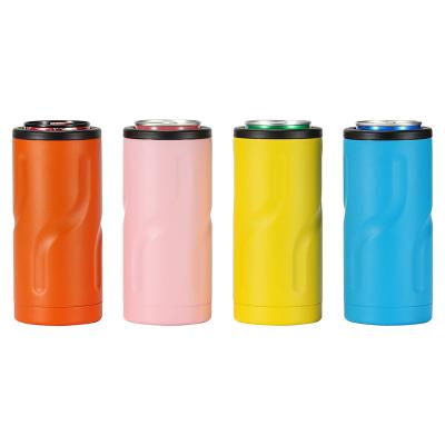 China PORTABLE Wholesale Beer Beverage Insulation Stainless Steel Lean Box Cooler 12OZ for sale