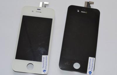 China Black Cell Phone LCD Screens , Iphone 4S Complete LCD Display for sale