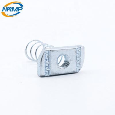 China Construction Channel Accessories strut fittings spring nuts for sale