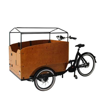 China Passenger 5 Seats Family Cargo Tricycle 36v/17.5ah Battery Electric Cargo e Bike For Passenger for sale