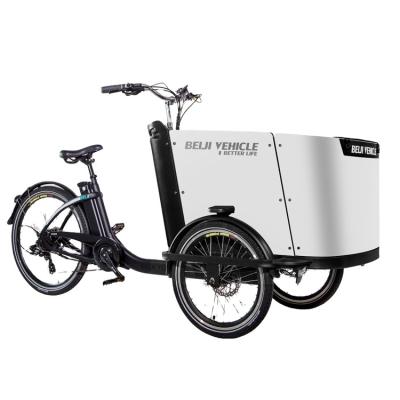 China Passenger 3 Wheels Front Loading Electric Cargo Bike Tricycle Bakfiet for sale