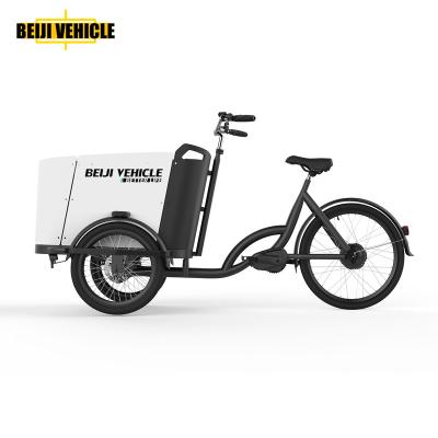 China Wholesale Cheap Price 3 Wheel Passenger Electric Cargo Tricycle Dutch Cargo Bike for sale