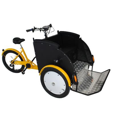 China Older reverse passenger pedicab rickshaw tricycle for handicapped for sale