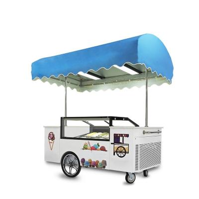 China Vegetable processing factory mobile three wheel ice cream cargo bike electric bicycle cart for sale for sale