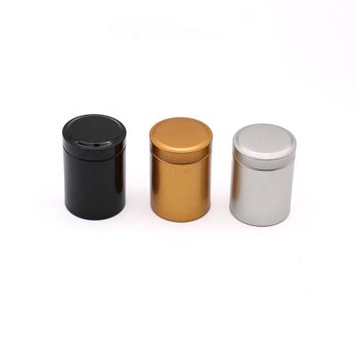 China Viable Storage Jars Mini Gold Canister Set Custom Sets Chinese Blue Tea Coffee Sugar Jar White for sale