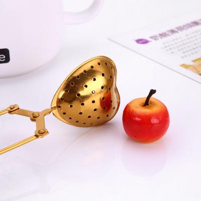 China Sustainable Reusable Portable Hot Selling Heart Shaped Tea Coffee Filter Infuser/Tea Container for sale