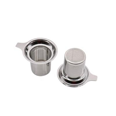 China Sustainable Reusable Portable Hot Selling Infuser Stainless Steel Coffee Tea Strainer Filter for sale