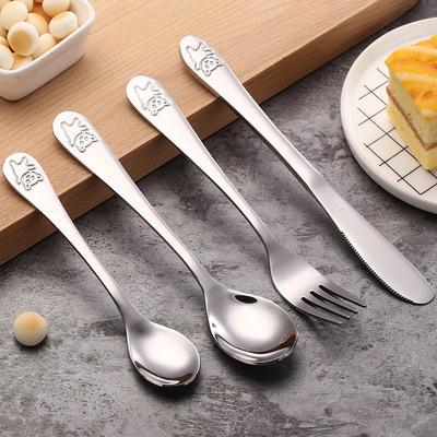 China Kids Stainless Steel Disposable Utensils, Kids Stainless Steel Cutlery for sale