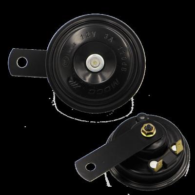 China Iron Factory Customized 12V 24V Waterproof Iron Mocc Tweeter Bass Loudspeaker Horn Black Loud Car Horn for sale