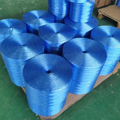 China Plastic film pp PE greenhouse tomato pp raffia baler twine extruder raffia fibrillated strip story extruder for sale