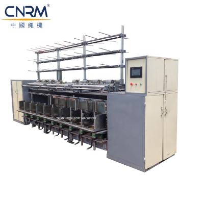 China Chemical Fiber 10 Inch Spool 30 Shafts PP Filament Yarn Twisting Winder Machine PP Straw Chatter Twisting Machine for sale