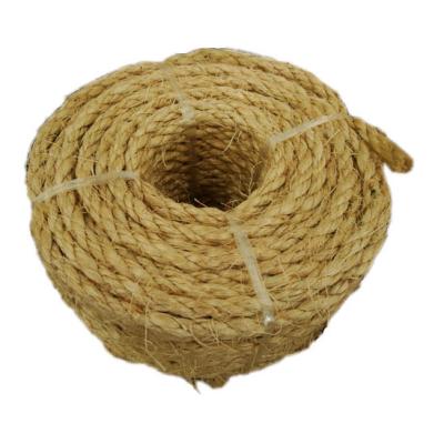 China sisal 10mm twist rope type and sisal material jute sisal rope / sisal rope / sisal twine for sale