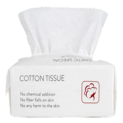 China Multiuse 100% Cotton Hypoallergenic Organic Sensitive Skin Wet Nonwoven Disposable Face Towel for sale