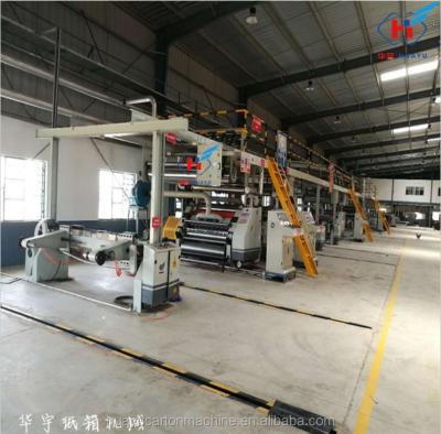 China Hotels Corrugated Cardboard Production Line for sale