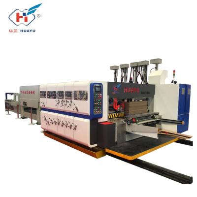 China Hotel HS-A Series Fully Computerized Automatic Flexo Printer Folder Gluer Package Machine for sale