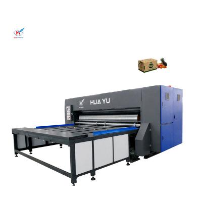 China Small Hotels Machinery Flexo Printing Machine High Speed ​​Cardboard Box Making Printing Machine for sale