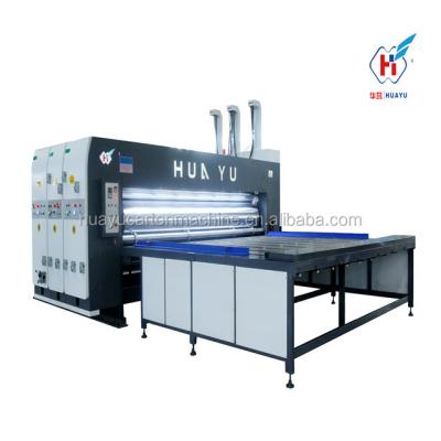 China Hotels HY-A series of semi-automatic flexo printer slotter machine for sale