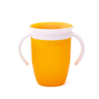 China BPA Free BPA Free 360 ​​Double Handle Design Miracle Cup 360 Leakproof Non-Slip Trainer Cup for sale