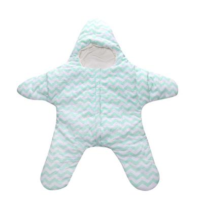 China Sustainable Baby Sleepsack Wearable Blanket Starfish Wrapping Sleeping Bag Nest Nightgowns Newborns for sale