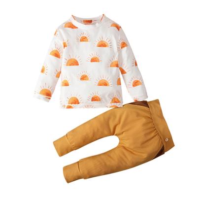 China Wholesale Comfotable Spring Autumn Girls Clothing Sets Kids Clothes 2pcs Dressing Sets for sale