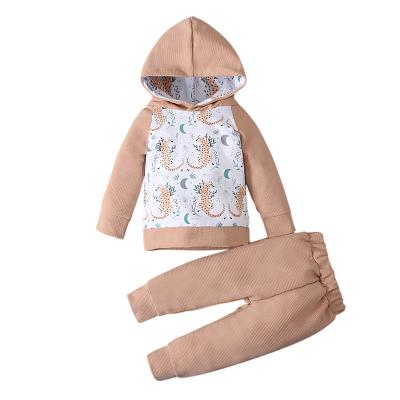 China Wholesale Comfotable 2021 Spring Autumn Girls Clothing Sets Hot Selling Children's Clothing Boutique Children's Dressing Sets for sale