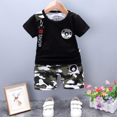 China Casual Camouflage Summer Children's Clothing Printed Boys Clothes Set Children's Clothing Set Children's Clothing Boys Set for sale