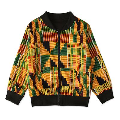 China Viable Girls Autumn Toddler Babies Coat African Fashion Print Kimono Bohemia Jacket Cardigan Clothes for sale