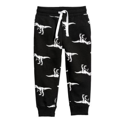 China OEM factory anti-pilling cotton cord knit lounge jogger kids casual pajama pants for sale