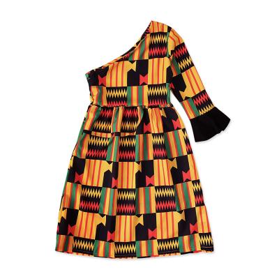 China Wholesale Comfotable Bohemian Baby African Clothes Dress Milk Boutique Amenities Girls Silk Dress for sale