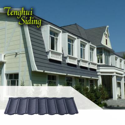 중국 Environmental Friendly Tenghui Roofing Shingles Stone Coated Roofing Tile Roof Panel Building Materials For House Construction 판매용