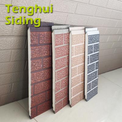 China 385 mm High Density Polyurethane Insulation Exterior Wall Decorative Brick Outside Insulation Panels for sale