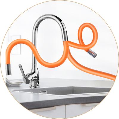 China Modern Rotate Imitate Silicon Plumbing Pipe For Kitchen Faucet Faucet for sale