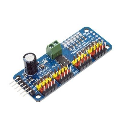 China 16 Channel 12 Bit PWM / Servo Driver-I2C Interface PCA9685 60*25mm for sale