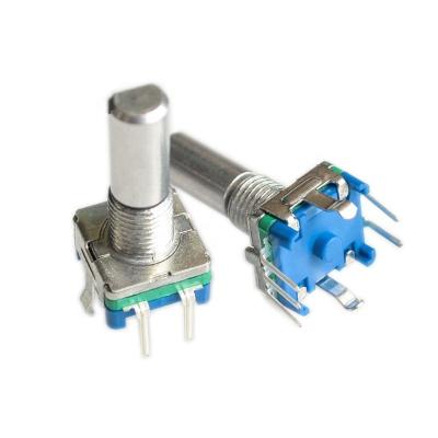 China Rotary audio digital code switch/EC11/encoder potentiometer with 5Pin switch handle length 20mm rotary encoder code switch EC11 for sale