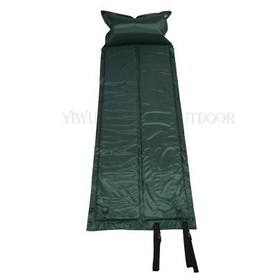 China D8510 Double Camping Inflatable Outdoor Spliced ​​Air Sleeping Self-Inflating Mat,Camping Pad With Pillow for sale