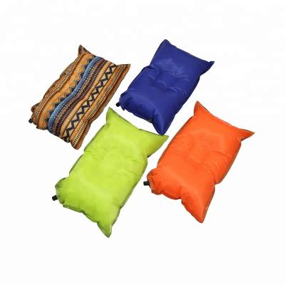 China JingTian Wholesale Inflatable Outdoor Travel Self Inflatable Camping Pillow for sale