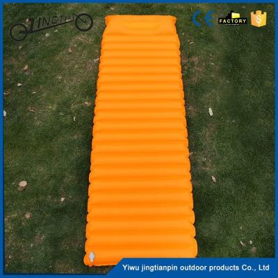 China New Ripple Design Inflatable Bed TPU PVC Easy Traveling Camping Inflatable Air Mattress for sale