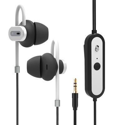 China Music Streaming + Noise Cancellation Wired Active Earphone Noise Canceling Headphones In-Ear Earbuds With MIC Control for sale