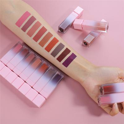 China Custom Logo Cruelty Free Custom Lip Gloss Liquid Matte Lip Gloss Makeup Osmo Private Label Lipstick Cruelty Matte Lip Gloss Makeup for sale