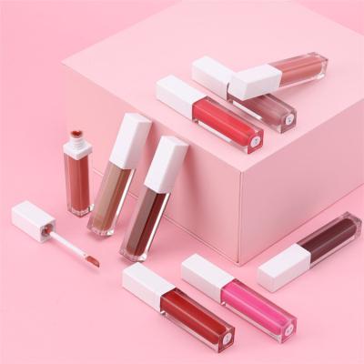 China Hot Selling 20 Colors Osmo Waterproof Lip Gloss Logo Lip Gloss Custom Liquid Matte Lipstick Waterproof Makeup for sale