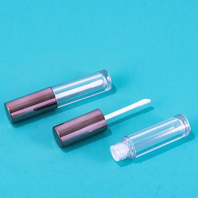 China Liquid Cylindrical Lip Gloss Lip Gloss Tube 5ml Listicks Clear Bottle Empty Lip Gloss Tube With Custom Private Label for sale