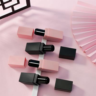 China Square Empty Lipstick Tube Lipstick Tube Osmo Lipstick Container Wholesale Pink Cosmetic Tube Packaging For Your Own Lipstick Makeup Brands for sale