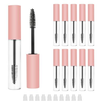 China cosmetics & Osmo Pink 10ml mascara tube empty eyelash tubes makeup packaging with brush magic wand eyelash cream container bottles for sale