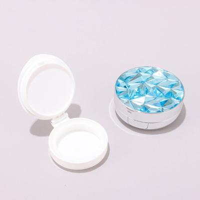 China Recycled Round 15g Osmo Materials Air Cushion Base Case BB Box Plastic Liquid Cream Container Empty Jar for sale