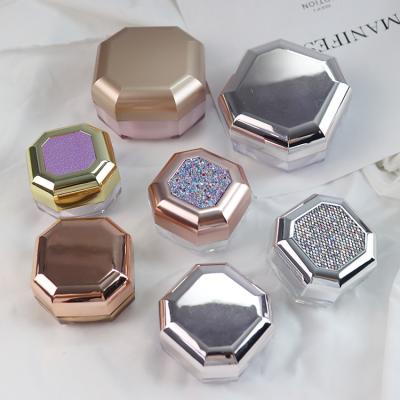 China Custom Materials 8g-50g Powder 8g-50g Osmo Gold Recycled Jar Box Silver Loose Compact Powder Case Cosmetic Packaging Container for sale